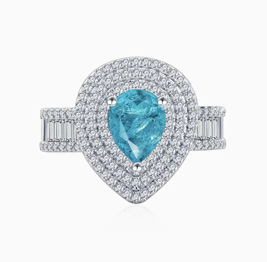 MUSHAN Bague de luxe pour femme en argent sterling 925, avec diamant moissanite 1,8 ct certifié GRA et zirconium, bijou raffiné