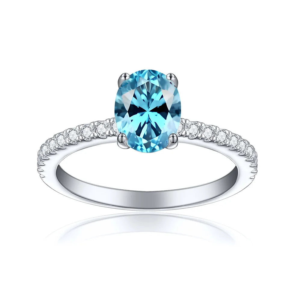 MuShan Jewelry 925 Sterling Silver Ring Wedding Band High Carbon Diamond Chic Style Premium Jewelry Women Rings Fine Jewelry