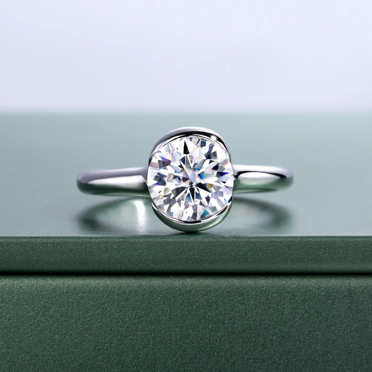 MUSHAN Luxury Jewelry 925 Sterling Silver Ring Band Women GRA Certificated Moissanite Diamond Emerald D Color Rings Fine Jewelry