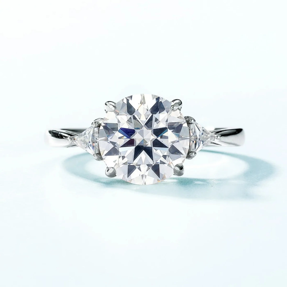 Anillo de compromiso de plata de ley 925 de MUHAN Luxury Jewelry, alianza de boda, anillo de diamantes de moissanita para mujer con certificado GRA, color D, joyería fina