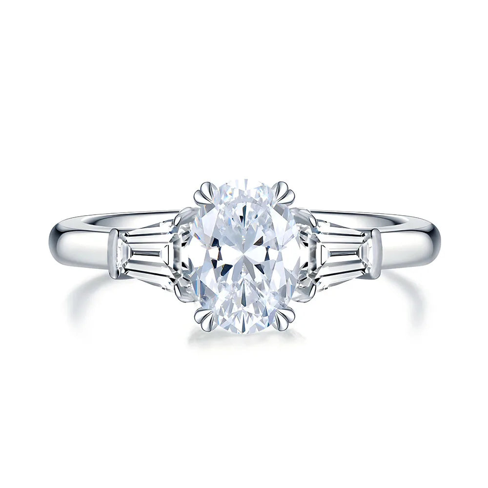 Anillo de compromiso de plata de ley 925 MuShan Jewelry, alianza de boda con diamante de alto carbono, regalo para fiestas, joyería fina para mujer