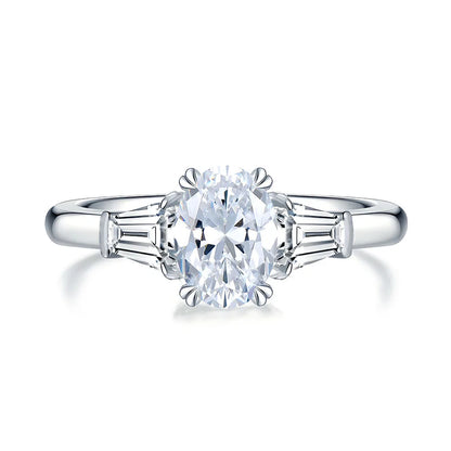Anillo de compromiso de plata de ley 925 MuShan Jewelry, alianza de boda con diamante de alto carbono, regalo para fiestas, joyería fina para mujer