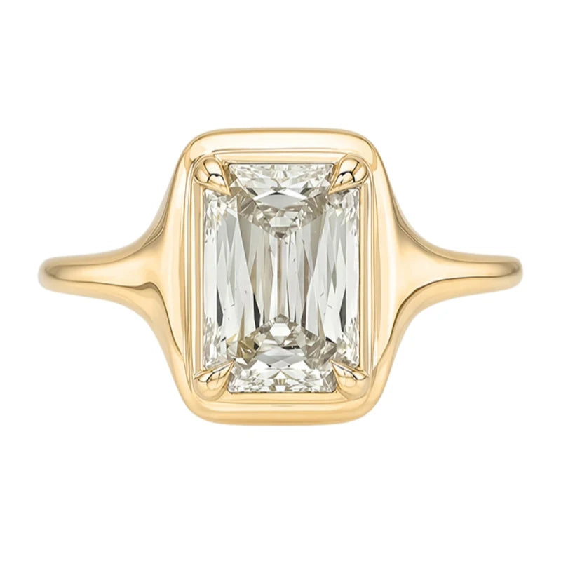 MUSHAN Patented Jewelry 925 Sterling Silver Ring Band For Women D Color VVS1 Moissanite Diamond Ring GRA Certificated Jewelry