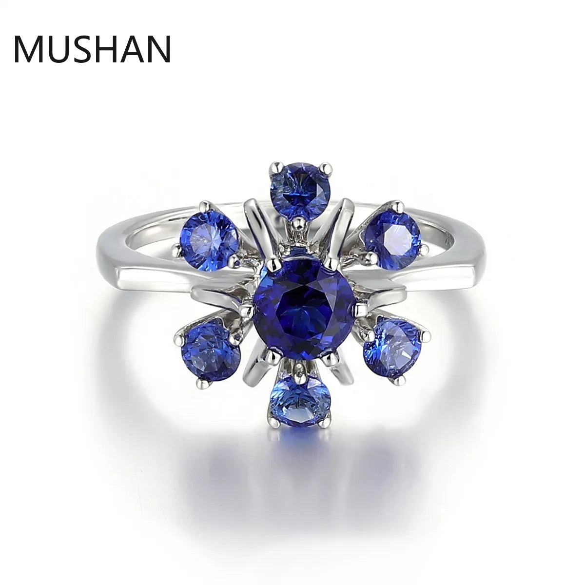 MUSHAN Luxury Custom 14K 18K Gold Rings Band Jewelry With Moissanite Diamond Lab Grown Gemstones Diamond Wedding Ring For Women