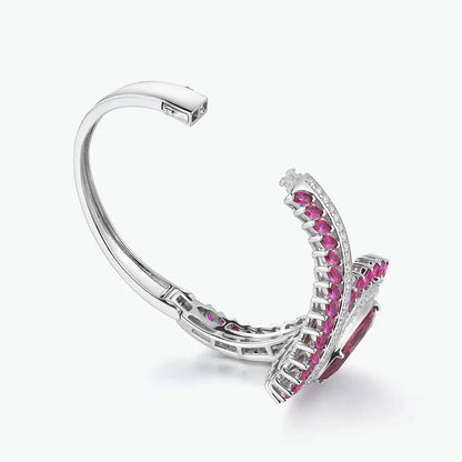 MuShan Jewelry 925 Sterling Silver Bracelets Bangles Tennis Bracelet 7A Zircon Classic Engagement Anniversary Women