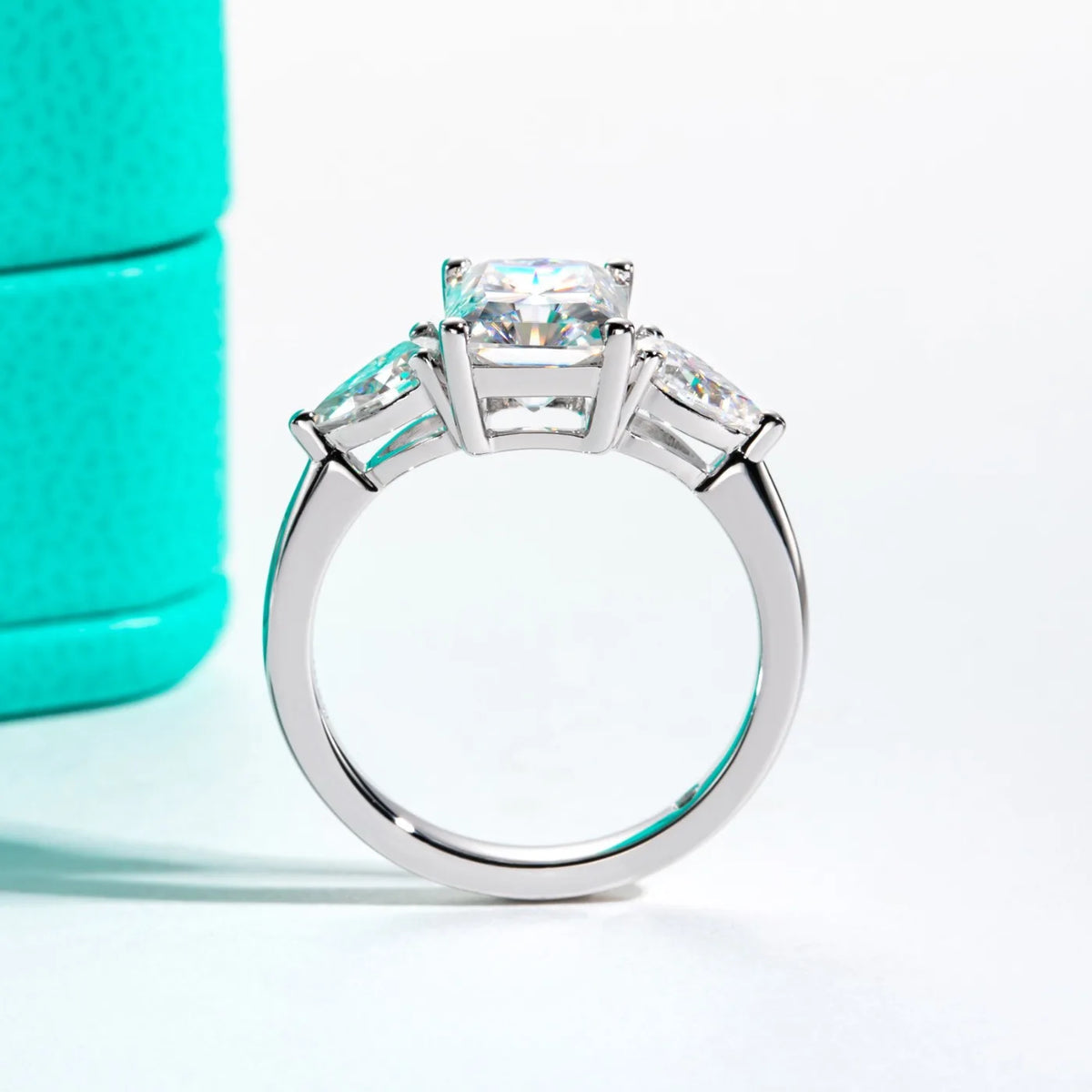 MUHAN Luxury Jewelry  925 Sterling Silver Ring Wedding Band  Women GRA Certificate Moissanite Diamond Rings D Color Fine Jewelry