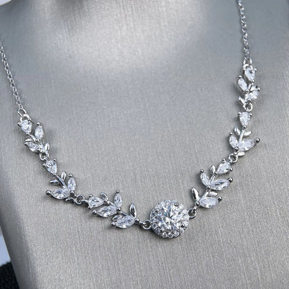 Collar de plata de ley 925 marca MuShan, cadena, moissanita VVS, estilo bohemio festivo para prometida, chapado en oro auténtico de 18 quilates, patente MST