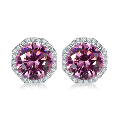 MuShan Jewelry 925 Sterling Silver Stud Earrings Dangle High Carbon Diamond Boho Premium Jewelry Women Earring Fine Jewelry