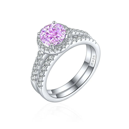Bague de mariage MuShan Jewelry en argent sterling 925 avec diamant à haute teneur en carbone, cadeau de Noël, bijoux fins pour femmes
