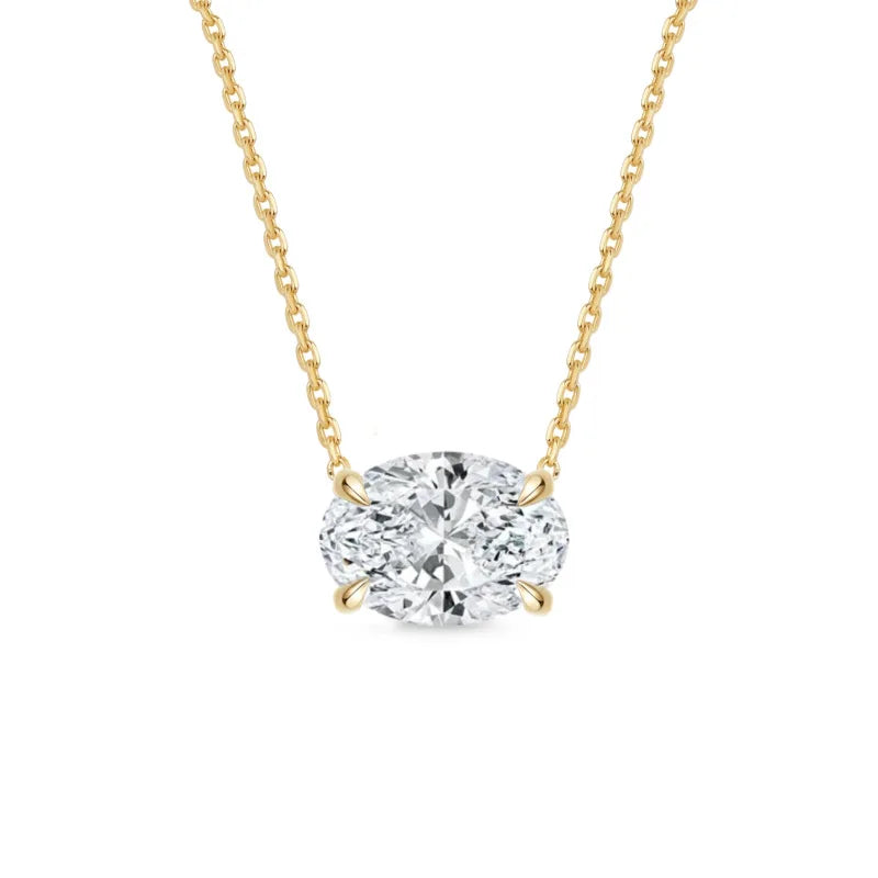 MUSHAN Bijoux sur mesure Collier en argent sterling 925 Moissanite couleur D VVS1 Pendentif princesse raffiné intemporel et tendance Diamant
