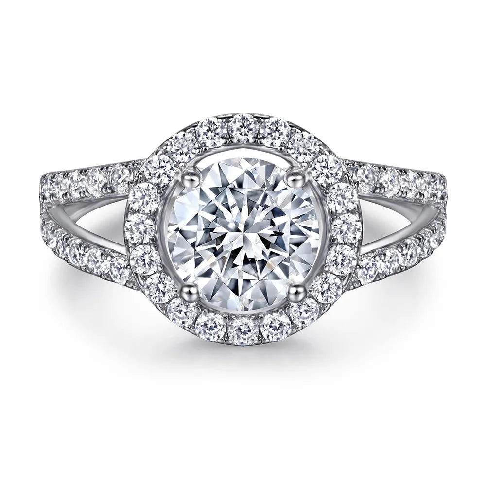 Bague MuShan en argent sterling 925, zircon de qualité 5A, taille marquise, bijou de mariage pour mariée, plaqué or véritable, bague de joaillerie fine