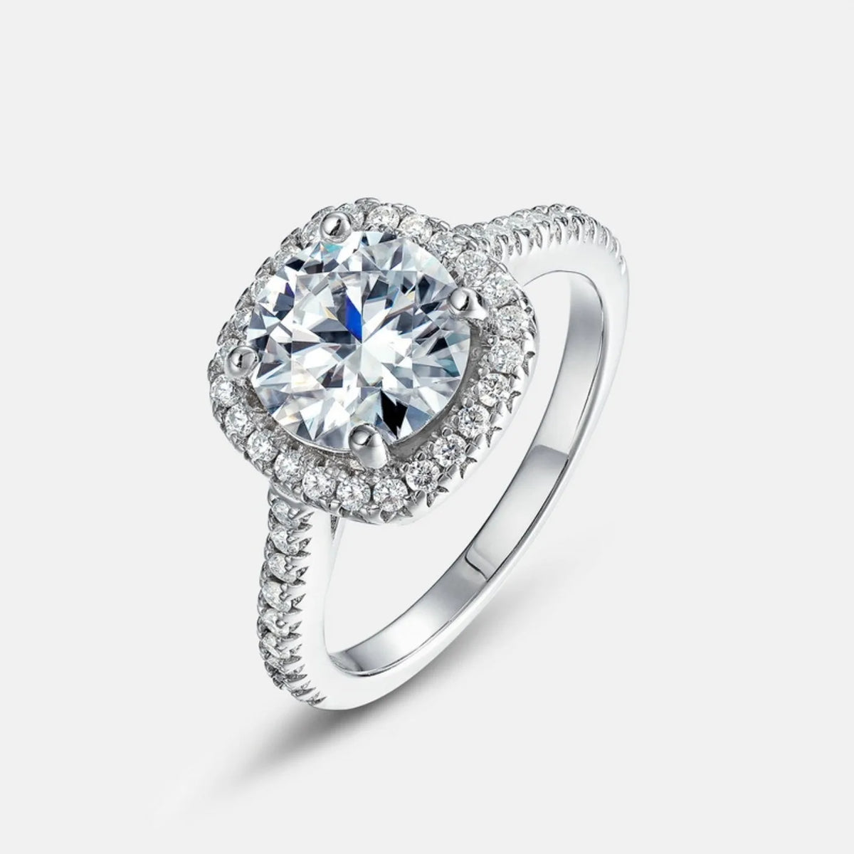 MUHAN Luxury Jewelry  925 Sterling Silver Ring Wedding Band  Women GRA Certificate Moissanite Diamond Rings D Color Fine Jewelry