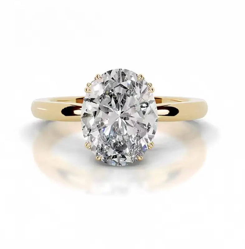 MUSHAN Custom Jewelry 925 Sterling Silver Rings 3ct 4ct 5ct 6 Carats Real D Color VVS1 Moissanite Diamond Wedding Ring s925 Band
