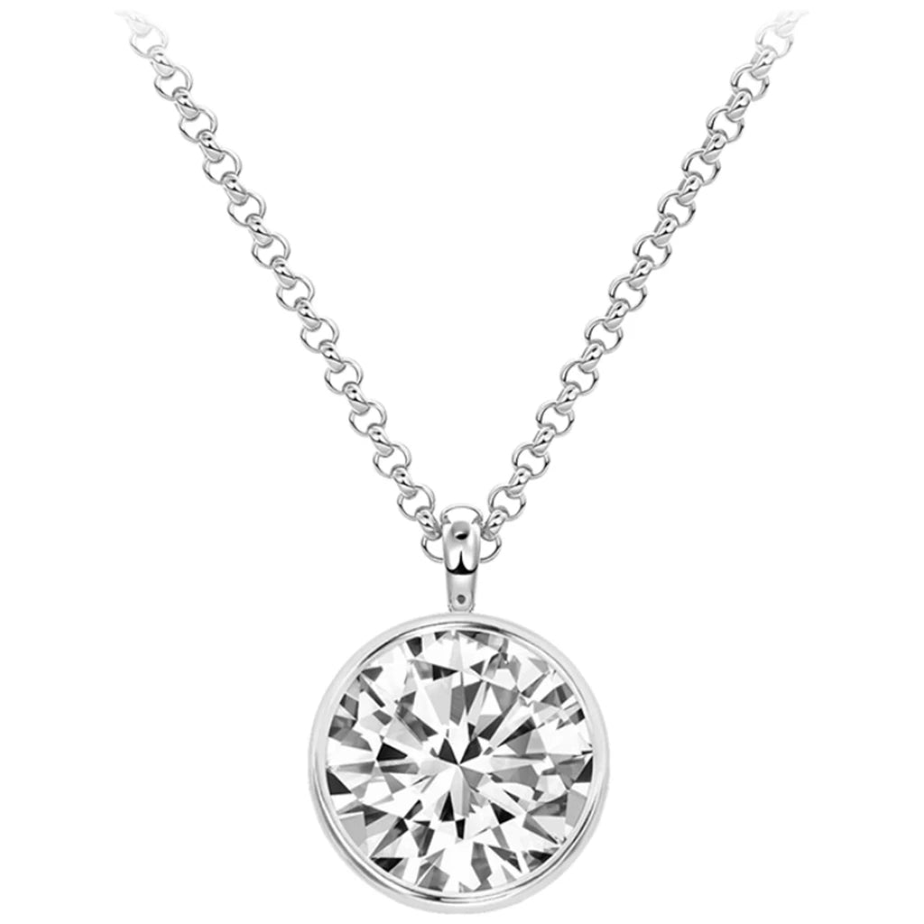 MUSHAN Bespoke Jewelry 925 Sterling Silver Necklace Moissanite D Color VVS1 Designer Sparkle Prom Noble Pendants Diamond