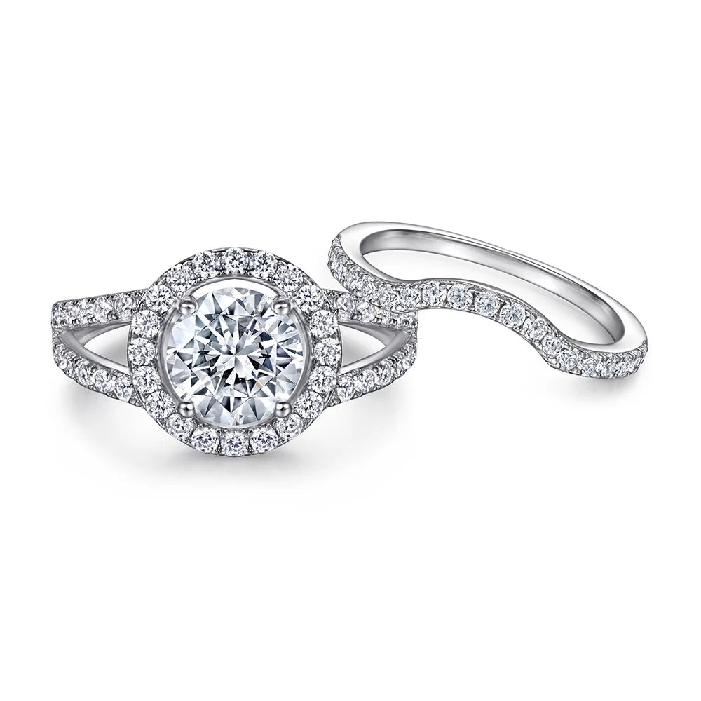 Bague MuShan en argent sterling 925, zircon de qualité 5A, taille marquise, bijou de mariage pour mariée, plaqué or véritable, bague de joaillerie fine