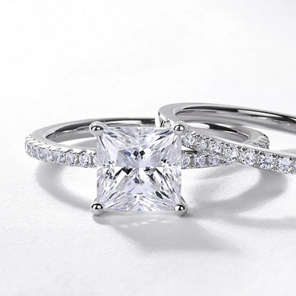 MUHAN Luxury Jewelry  925 Sterling Silver Ring Wedding Band  Women GRA Certificate Moissanite Diamond Rings D Color Fine Jewelry