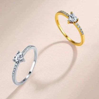 Anillo de lujo MUSHAN de plata de ley 925 para mujer, con diamante de moissanita certificado por GRA, esmeralda, color D, joyería fina