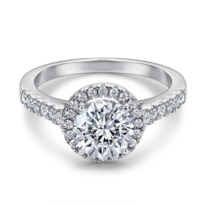 MuShan Jewelry 925 Sterling Silver Timeless Engagement Ring 7A Cubic Zirconia Valentine Rings Bands Anniversary  Women Gift