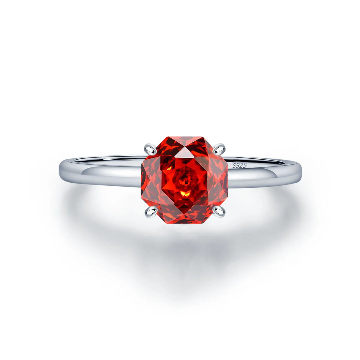 MuShan Jewelry 925 Sterling Silver Ring Wedding Band High Carbon Diamond Minimalist Style Fine Jewelry Women Rings Fine Jewelry