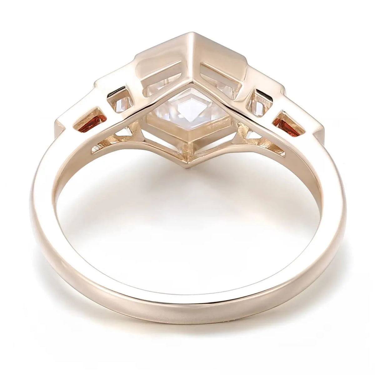 MUSHAN Custom Jewelry 10k 14k 18k Gold 925 Silver Ring Women Band D VVS1 Rare Moissanite Diamond Wedding Rings 18K Gold Jewelry