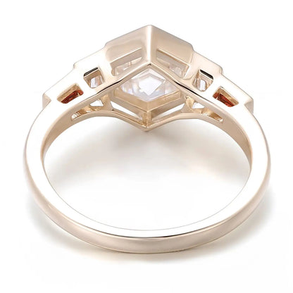 MUSHAN Custom Jewelry 10k 14k 18k Gold 925 Silver Ring Women Band D VVS1 Rare Moissanite Diamond Wedding Rings 18K Gold Jewelry
