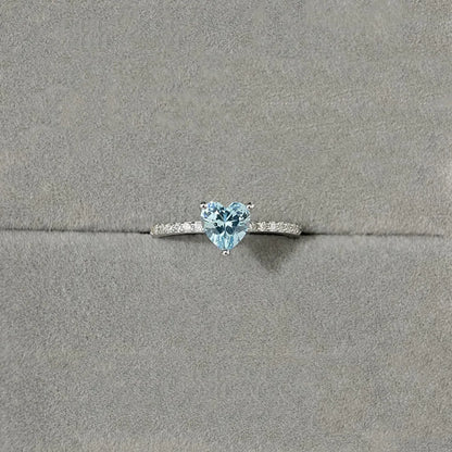 Anillo de diamantes amarillos en forma de corazón MUSHAN Luxury Jewelry, anillo de plata pura S925 con encanto femenino