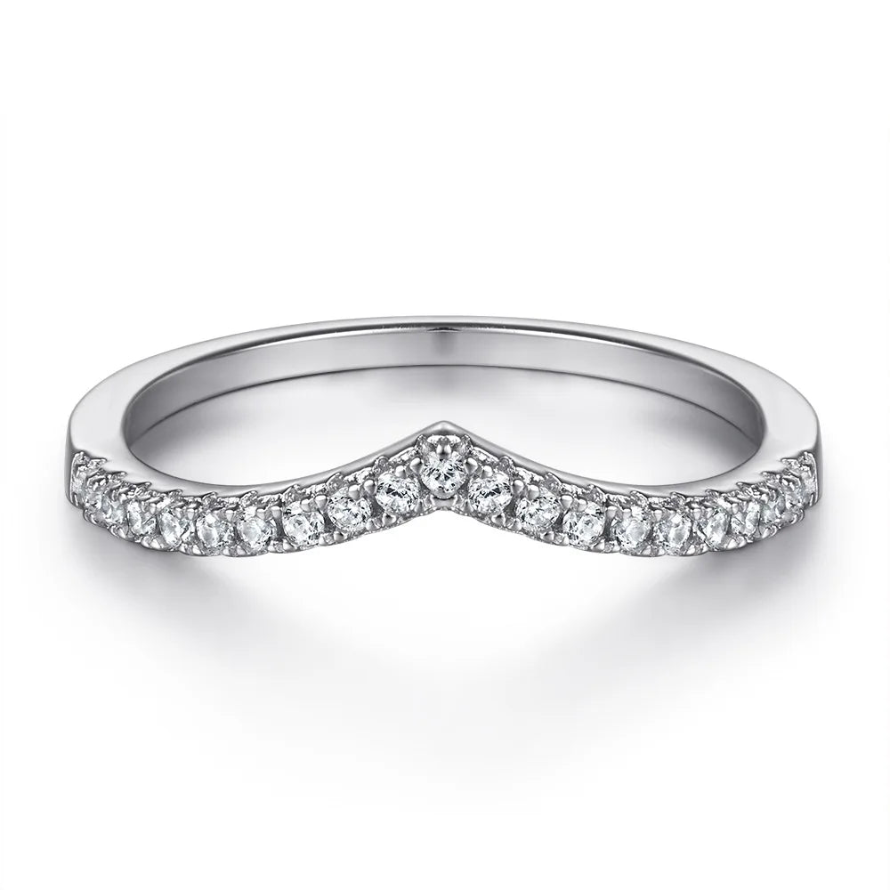 Anillos de plata de ley 925 MuShan Jewelry, anillo de moda con circonita cúbica 7A, regalo para mujer, compromiso, aniversario.