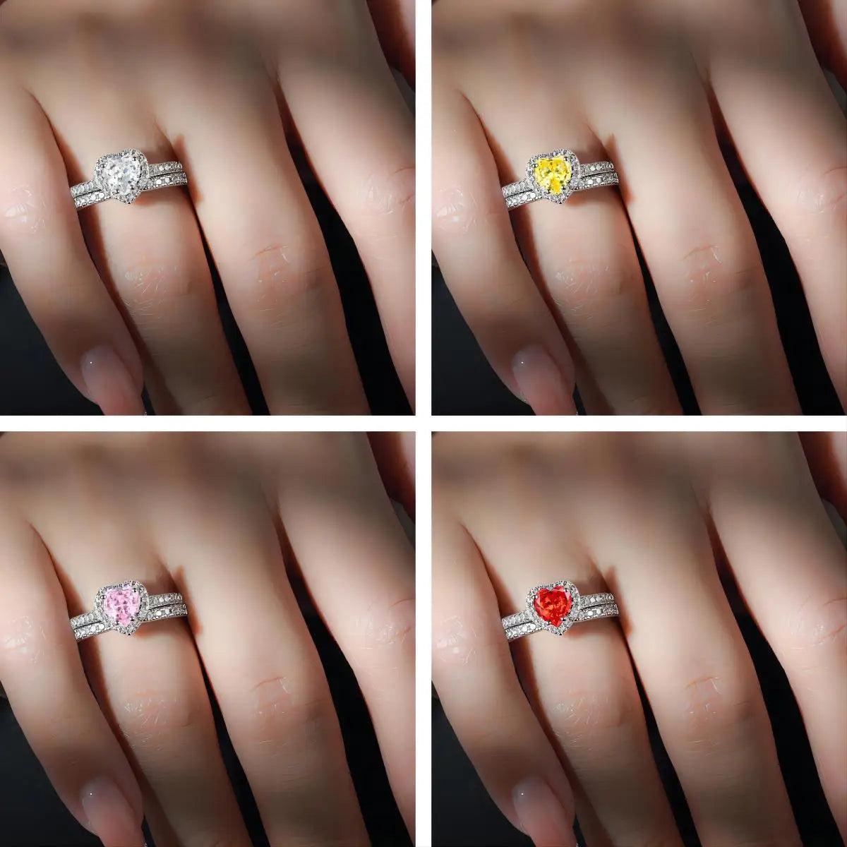 Anillo de compromiso de plata de ley 925 MuShan Jewelry, alianza de boda con diamante de alto carbono, regalo del Día de la Madre, anillo vintage para mujer, joyería fina