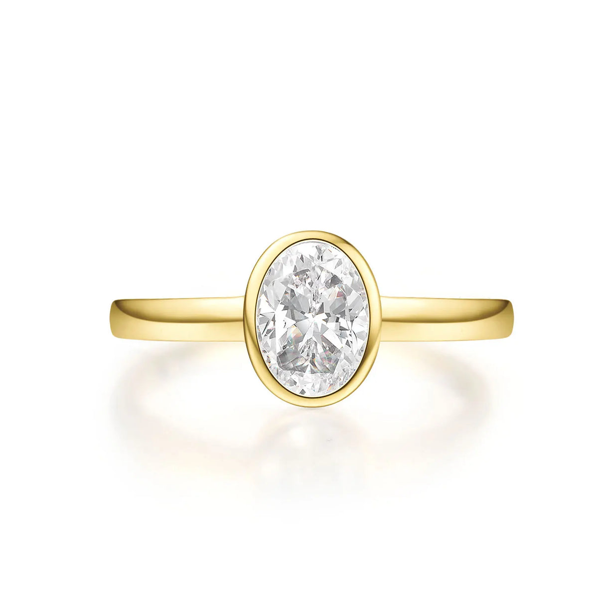 MUSHAN Luxury Custom 14K 18K Gold Rings Band Jewelry With Moissanite Diamond Lab Grown Gemstones Diamond Wedding Ring For Women