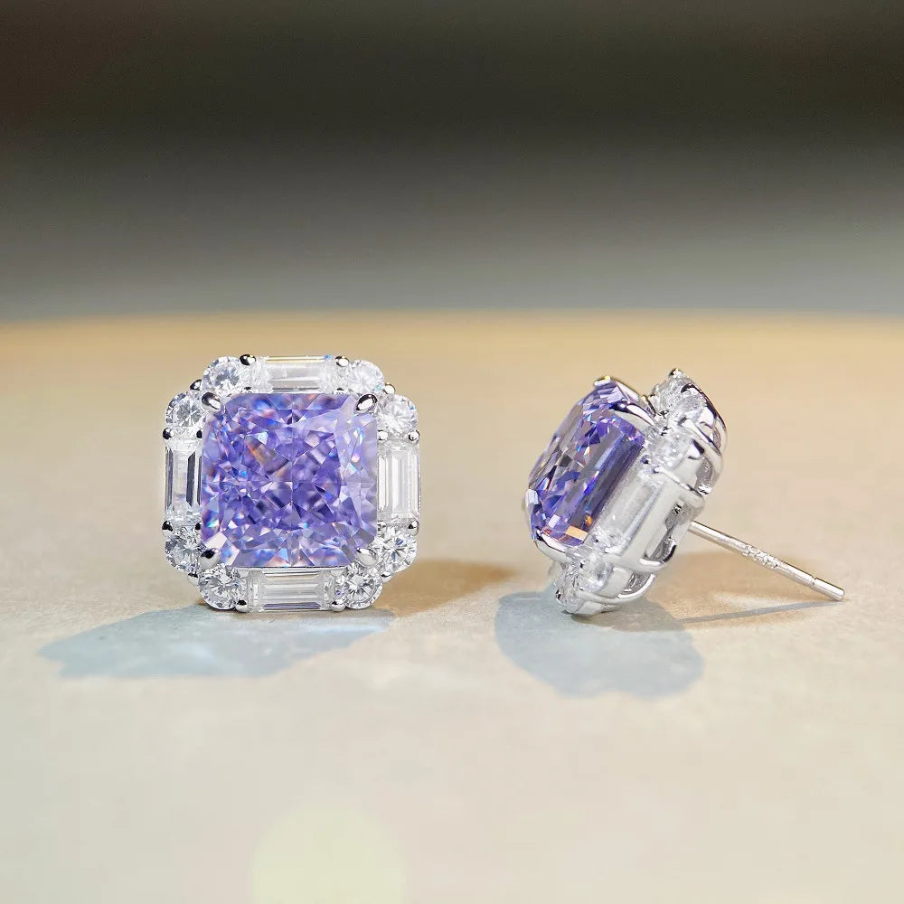 Boucles d'oreilles pendantes MuShan en argent sterling 925 avec zircon de grade 7A, bijoux raffinés pour femmes, plaqué or 18 carats, style décontracté