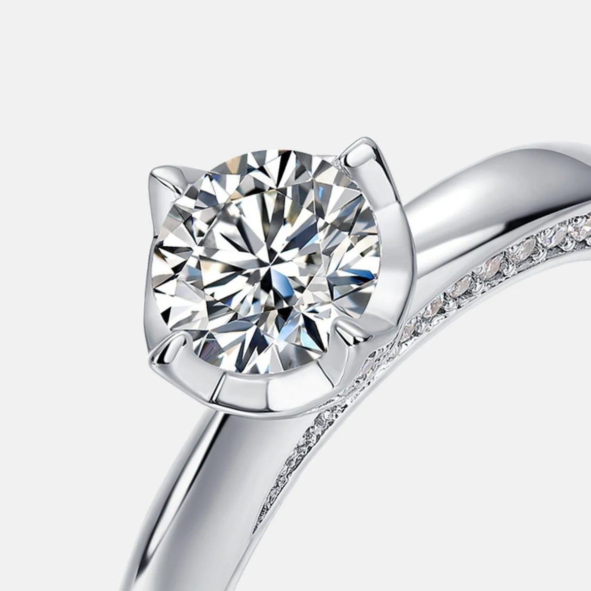 Bague de mariage MUHAN Luxury Jewelry en argent sterling 925, alliance pour femme avec diamant moissanite certifié GRA, couleur D, joaillerie fine
