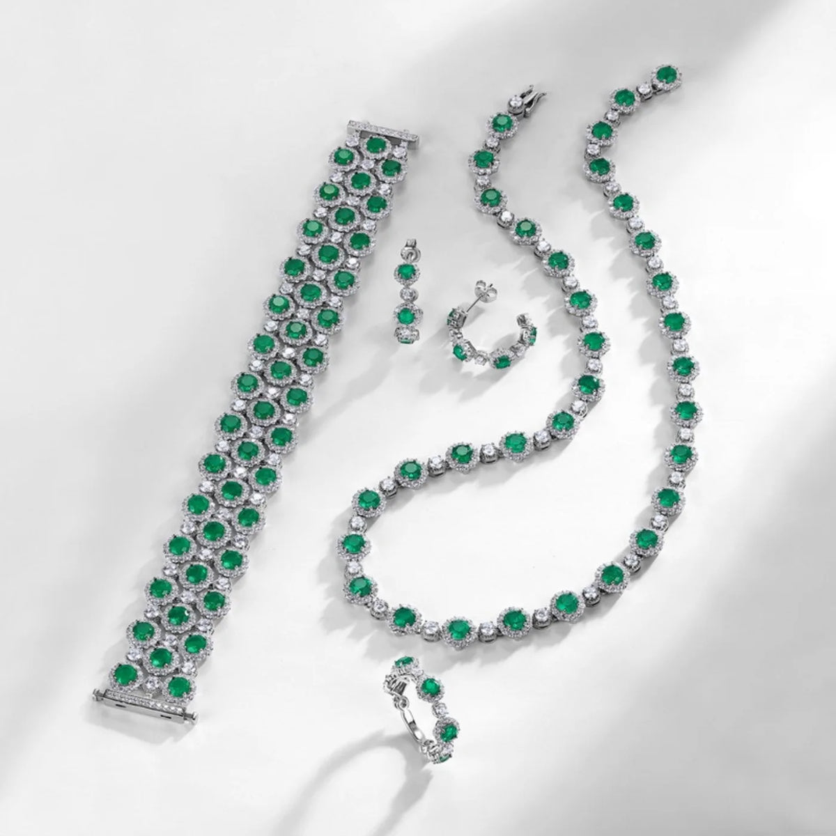 Collier pendentif MUSHAN Luxury Jewelry en argent sterling 925 avec pierres précieuses émeraude et rubis créées en laboratoire, colliers et pendentifs GRC Jewelry