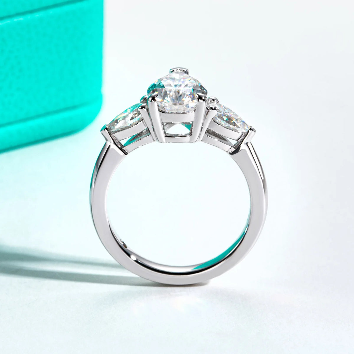 Bague MUSHAN Luxury Jewelry en argent sterling 925 pour femme, avec diamant moissanite certifié GRA de 3 ct ou 5 ct, couleur D, bijou de luxe