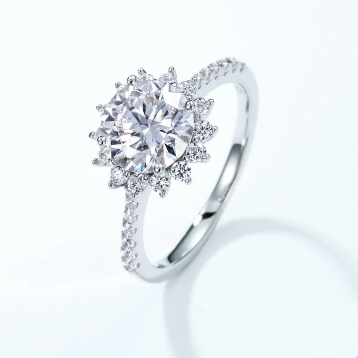 MUHAN Luxury Jewelry  925 Sterling Silver Ring Wedding Band  Women GRA Certificate Moissanite Diamond Rings D Color Fine Jewelry