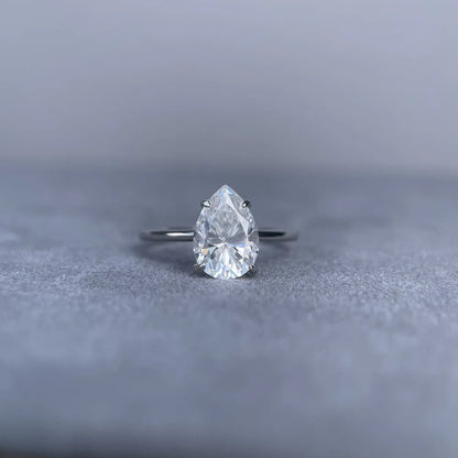 MUSHAN Luxury Jewelry 925 Sterling Silver Ring VVS Moissanite Graduation Ring for Wife 18K Real Gold Plated MST Patent Rings