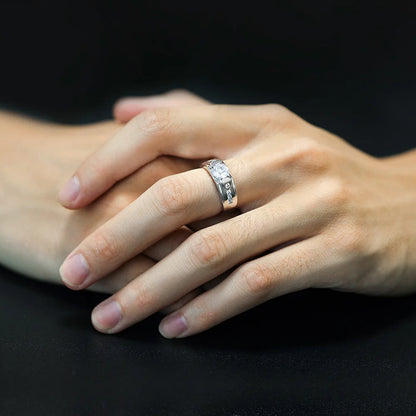 Anillos de compromiso de plata de ley 925 de MuShan Jewelry, alianzas con circonita cúbica 7A, anillos de aniversario, regalo para mujer