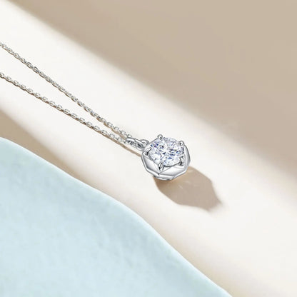 Collar de plata de ley 925 marca MuShan con circonita 5A, diseño de cruz casual para novia, chapado en oro real de 18K, colgante de joyería premium