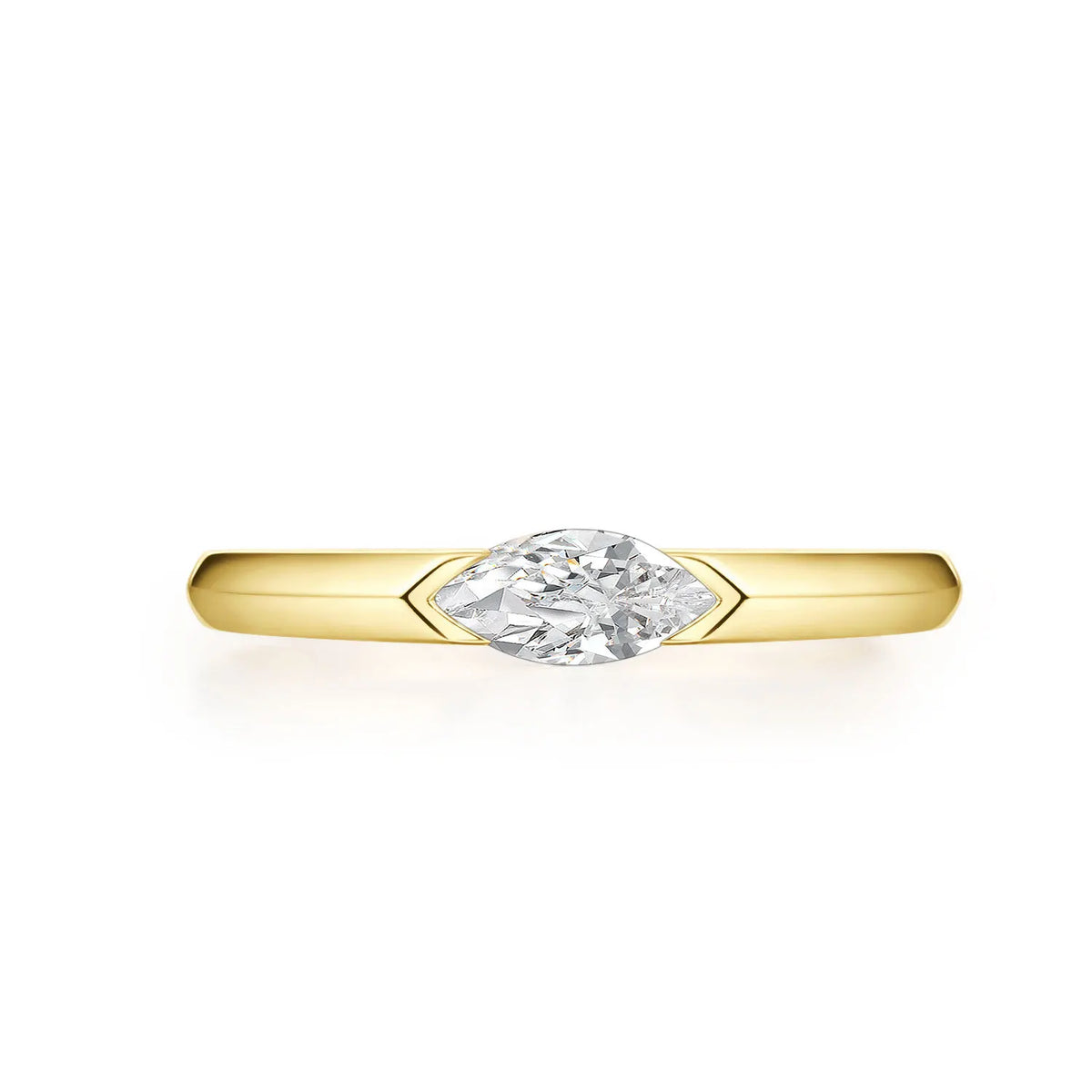MUSHAN Luxury Custom 14K 18K Gold Rings Band Jewelry With Moissanite Diamond Lab Grown Gemstones Diamond Wedding Ring For Women