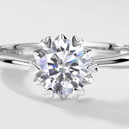 MUSHAN Custom Luxury Diamond Rings Jewelry IGI Certificated for Women 925 Sterling Silver Lab Grown Diamond Ring Band HPHT CVD