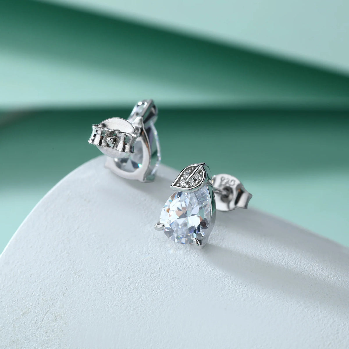 Boucles d'oreilles créoles de la marque MuShan en argent sterling 925 avec zircon cubique 7A, plaqué or rose 18 carats, bijoux fantaisie décontractés pour femmes