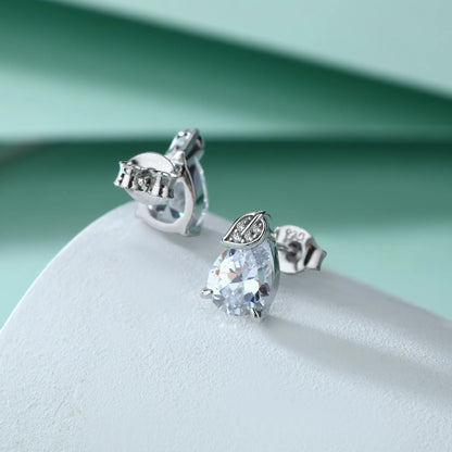 Boucles d'oreilles créoles de la marque MuShan en argent sterling 925 avec zircon cubique 7A, plaqué or rose 18 carats, bijoux fantaisie décontractés pour femmes