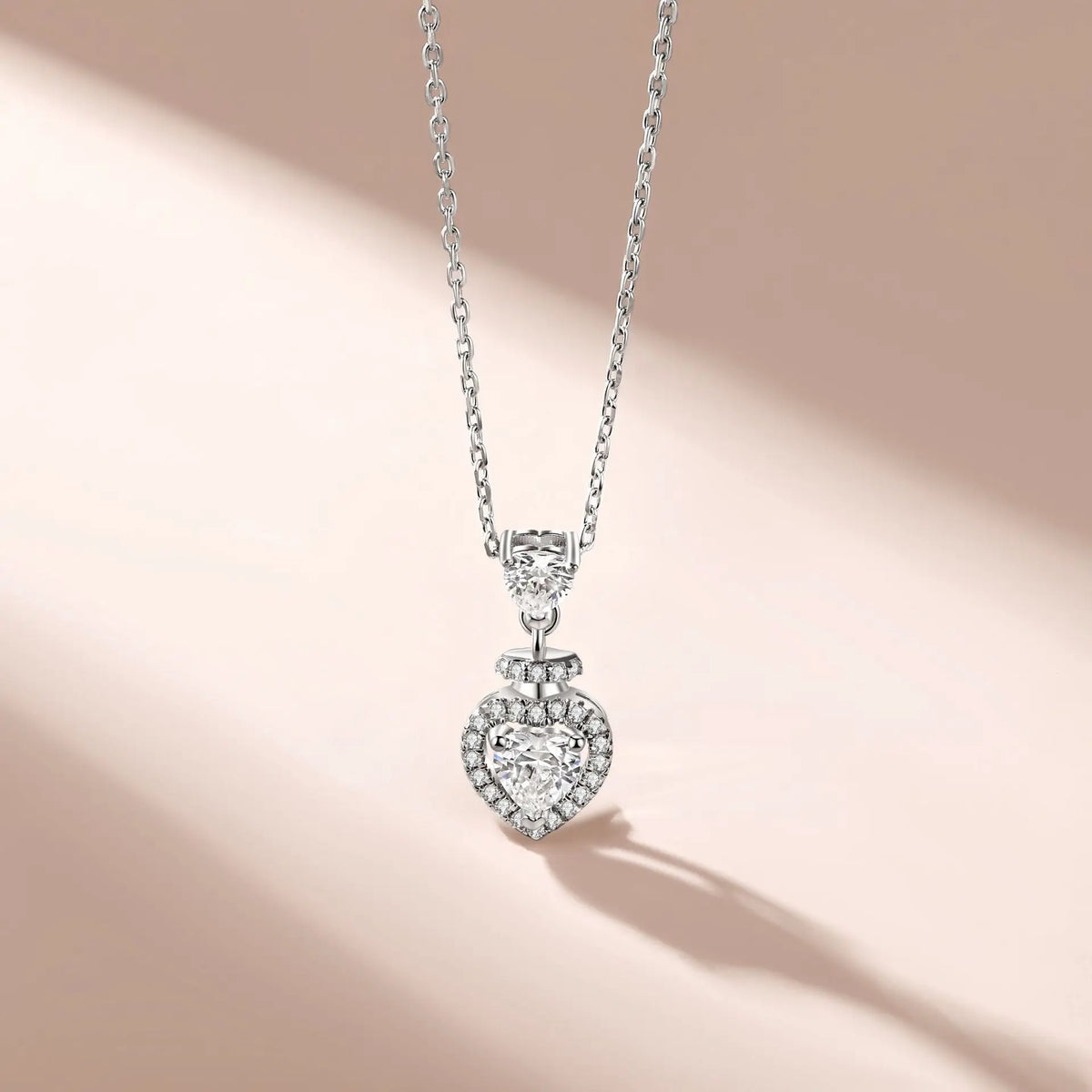 MuShan Jewelry 925 Sterling Silver Necklace Pendant Chain HCD Gemstones Premium Jewelry Bridal Jewelry Women Necklaces Jewelry
