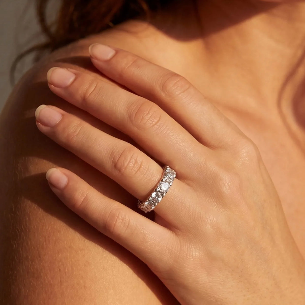 MUHAN Luxury Jewelry  925 Sterling Silver Ring Wedding Band  Women GRA Certificate Moissanite Diamond Rings D Color Fine Jewelry