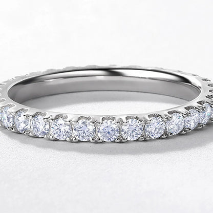 MUHAN Luxury Jewelry  925 Sterling Silver Ring Wedding Band  Women GRA Certificate Moissanite Diamond Rings D Color Fine Jewelry