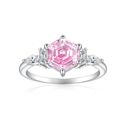 MuShan Jewelry 925 Sterling Silver Ring Wedding Band High Carbon Diamond Party Cocktail Bridal Shower Women Rings Fine Jewelry