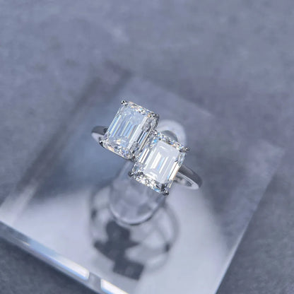 Bague MuShan Brand Jewelry en argent sterling 925, bague artisanale avec moissanite VVS pour partenaire, plaquée or 18 carats, bijou breveté MST