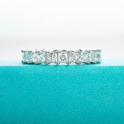 Bague de remise de diplôme MuShan pour femme en argent sterling 925 avec moissanite VVS, plaquée or véritable 18 carats, bague brevetée MST