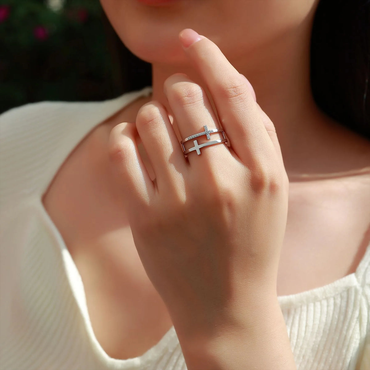MUSHAN Luxury Jewelry 925 Sterling Silver Ring Band Women GRA Certificated Moissanite Diamond Emerald D Color Rings Fine Jewelry