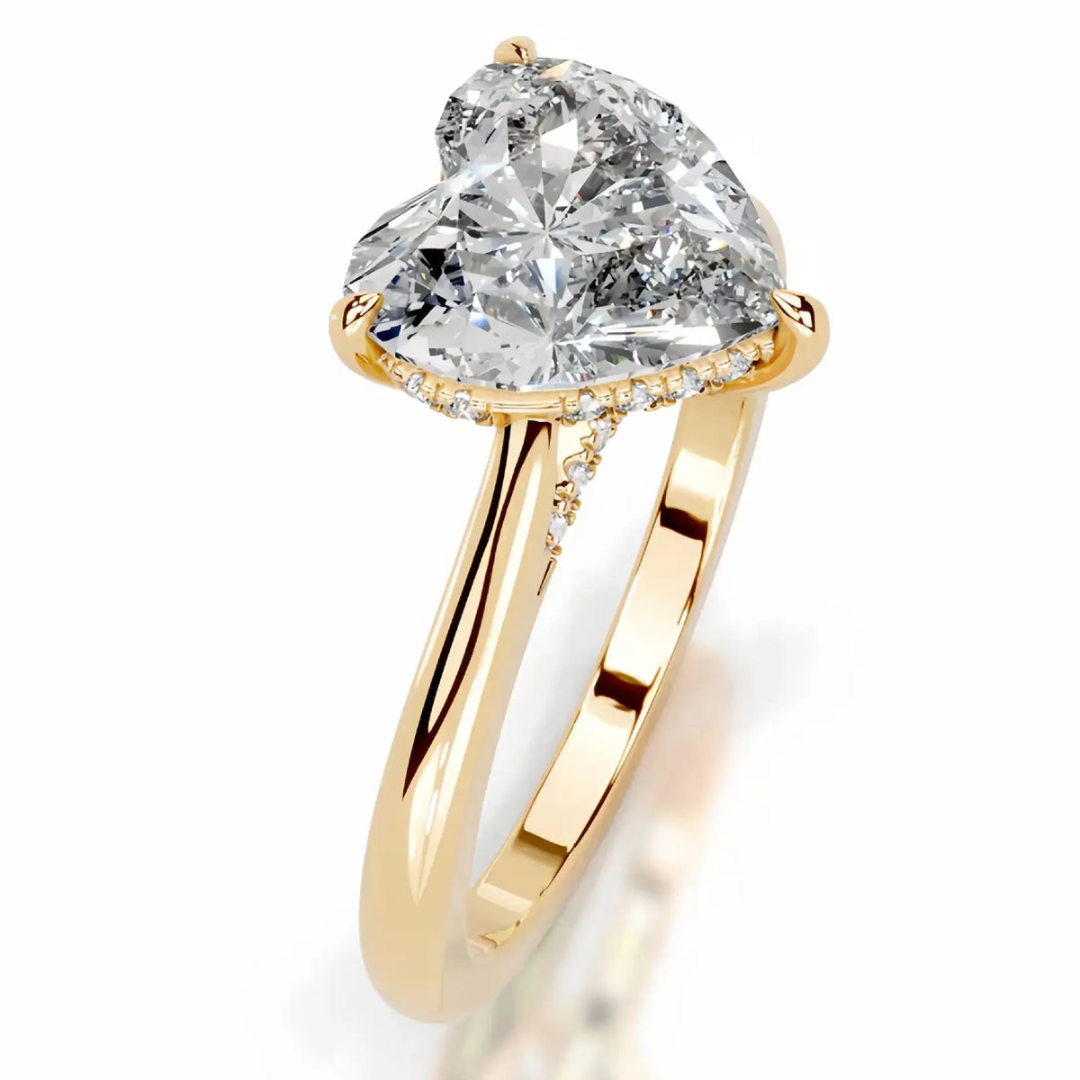 MUSHAN Patented Jewelry 925 Sterling Silver Ring Band D Color Moissanite Diamond Ring for Women 18K Gold Plated Luxury Jewelry