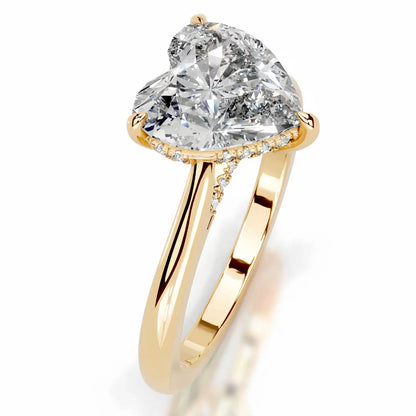 MUSHAN Patented Jewelry 925 Sterling Silver Ring Band D Color Moissanite Diamond Ring for Women 18K Gold Plated Luxury Jewelry